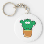 Cactus Smiley Face keychains