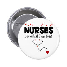 Cadeau de coeur d'infirmière pin's