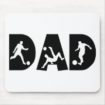 Cadeau de papa du football tapis de souris