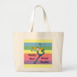 Cadeau de professeur de danse sac de toile