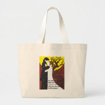 Cadeau de Tristan et d'Iseult avec la citation Sacs
