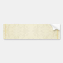 Cadeau floral jaunâtre léger adhésif pour voiture