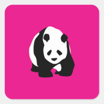 Cadeau fuchsia de faune de zoo de roses indien mig autocollants