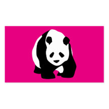 Cadeau fuchsia de faune de zoo de roses indien mig cartes de visite professionnelles