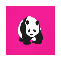 Cadeau fuchsia de faune de zoo de roses indien mig toile tendue