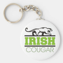 Cadeau irlandais de puma porte-clé