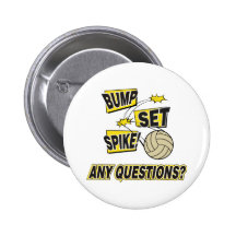 Cadeau réglé de volleyball de transitoire de bosse badges