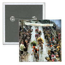 Cadeau vintage renversant de Cylcing boutons publicitaires