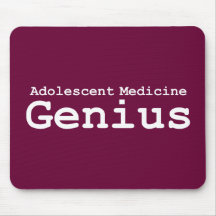 Cadeaux adolescents de génie de médecine tapis de souris