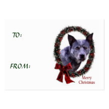 Cadeaux australiens de Noël de chien de bétail Modèles De Cartes De Visite