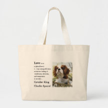 Cadeaux cavaliers d'épagneul du Roi Charles Sac En Toile