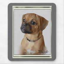Cadeaux d'amants de Puggle Tapis De Souris