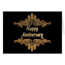 Cadeaux d'anniversaire de mariage carte de vœux