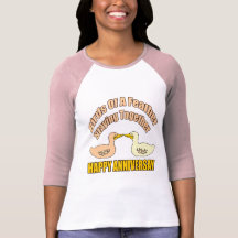 Cadeaux d'anniversaire de mariage t-shirt