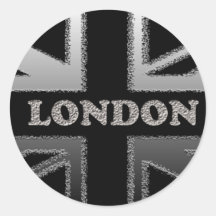Cadeaux d'art de drapeau d'Union Jack Londres Autocollants