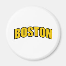 Cadeaux de fan d'hockey de Boston Aimant