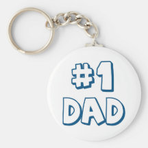 Cadeaux de fête des pères de papa du numéro un du  porte-clés