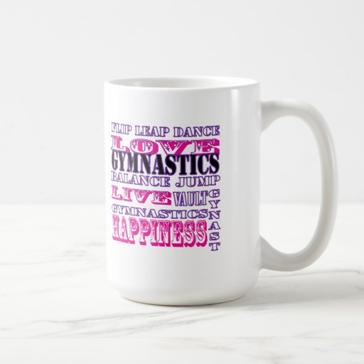 Cadeaux de gymnastique pour des gymnastes tasse à café