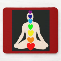 Cadeaux de position de Lotus de yoga de Chakra Tapis De Souris