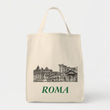 Cadeaux de souvenir de voyage de Roma, Rome… Sac En Toile
