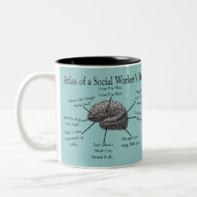 Cadeaux drôles d'assistant social mug