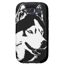 Cadeaux enroués d'amoureux des chiens de traîneau  étui galaxy s3