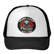 Cadeaux mauvais de T-shirts de cycliste de clown Casquette De Camionneur