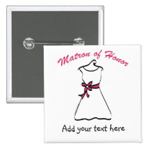 Cadeaux personnalisés de dame de honneur pin's