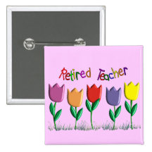 Cadeaux retirés de conception de tulipes de profes badges avec agrafe