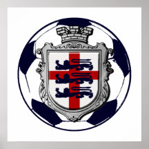Cadeaux royaux de drapeau de l'Angleterre de ballo Posters