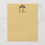 Cadenas. Top secret ou icône de sécurité Prospectus
