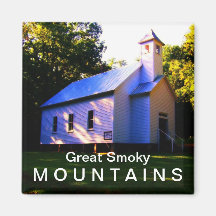 Cades Cove Baptist Church Magnet