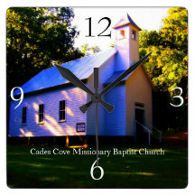 Cades Cove Missionary Baptist Church Wall Clock