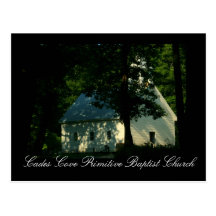Cades Cove Primitive Baptist Church Post Card