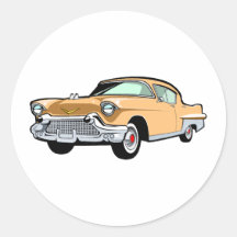 Cadillac 1 adhésifs ronds