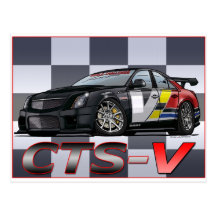 Cadillac CTS_V Postcard