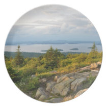 Cadillac Mountain Acadia National Park Plates plates