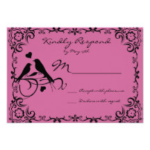 Cadre vintage de rouleau d'inséparables épousant d invitations
