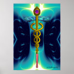 CADUCEUS 3 , vibrant gold ametist