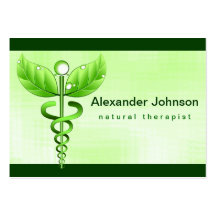 Caduceus Alternative Medicine Business Cards