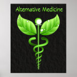 Caduceus: Alternative Medicine Poster Print