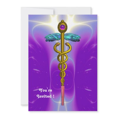 CADUCEUS , blue ,pink violet purple amethyst by bulgan_lumini