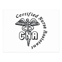 CADUCEUS CNA CERTIFIED NURSE ASSISTANT POSTCARDS