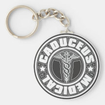 Caduceus Key Chain