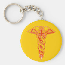 Caduceus Key Chain
