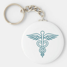 Caduceus Key Chain