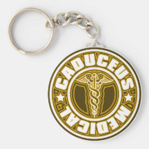 Caduceus Keychains