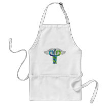 Caduceus medical symbol aprons