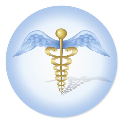 Caduceus Medical Symbol Sticker by Lidusik