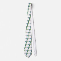 Caduceus medical symbol tie
